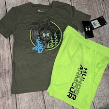 Under Armour Boys Size 4/4T Compass Outdoors Outfit Set NEW