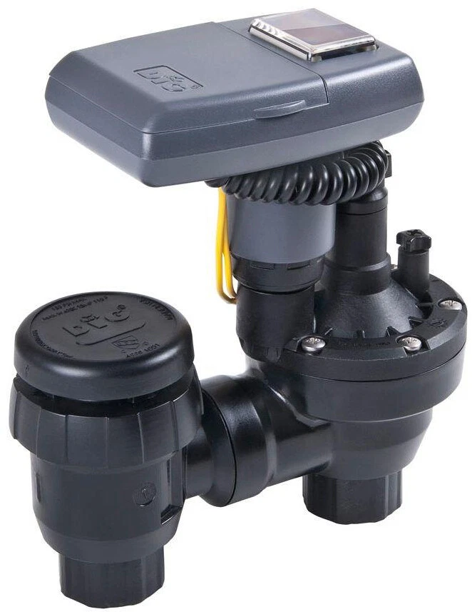 Solar Powered Irrigation Timer with Anti-Siphon Valve Waterproof Outdoor DIG