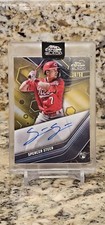 2023 Topps Chrome Black SPENCER STEER RC Auto 08/50 Gold Refractor #CBA-SST Reds