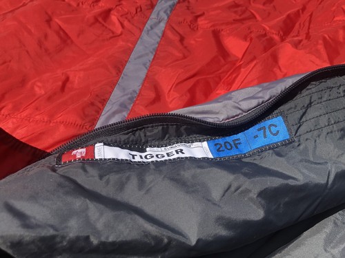 The NORTH FACE "Tigger" Youth Kids SLEEPING BAG +20 20°F Lightweight Backpacking - Picture 6 of 8