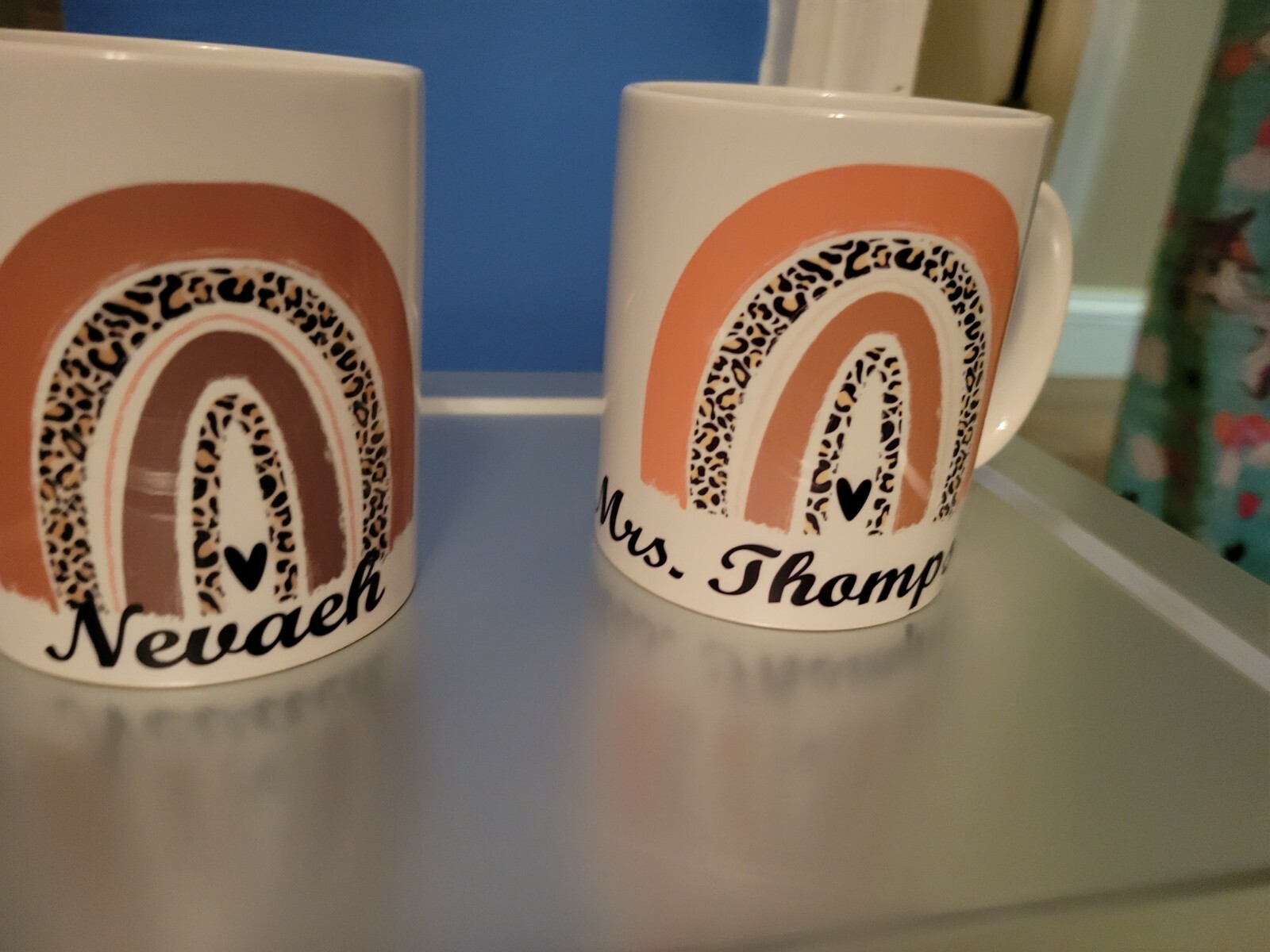 Personalized Boho Rainbow Coffee Mug