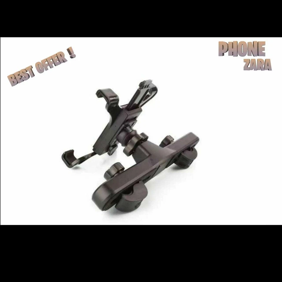 Universal Headrest Car Seat Holder Mount for iPad Samsung Huawei Lenovo Google - Image 2 of 4