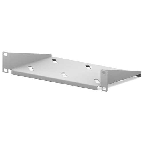 10" Fachboden Ablage Einlage Boden 1HE Netzwerkschrank 150x254mm Hellgrau 5kg