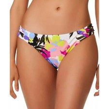 Bar III 306871 MULTI Paradise Garden Tab-Side Hipster Bikini Bottom Swimwear M