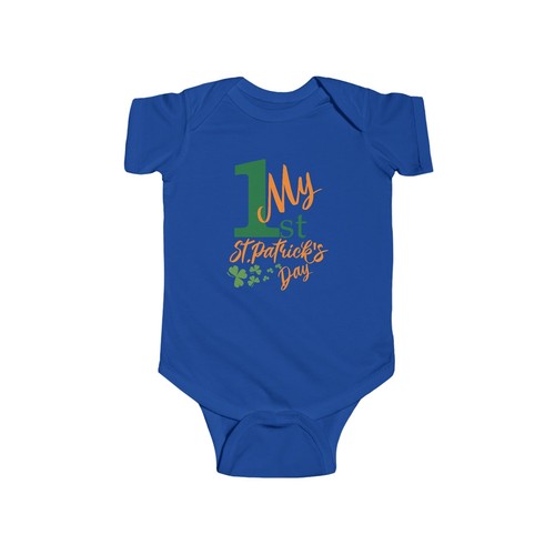 First St. Patrick's Day Infant Fine Jersey Bodysuit - Picture 12 of 19