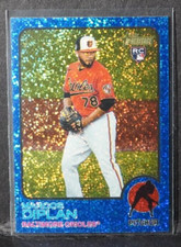 MARCOS DIPLAN—2022 Topps Heritage Blue Sparkle #617