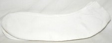 Men's White Low Cut Ankle Socks USA Made 6 Pr Sz 10-13