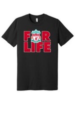 Liverpool Soccer FOR LIFE Futbol Main logo T-shirt 6 Sizes S-5XL 