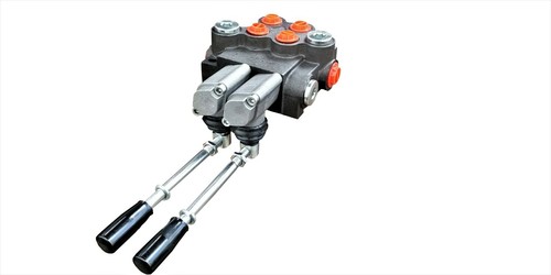 2 Spool Hydraulic Directional Control Valve 11gpm 40L Double Acting Cylinder DA - Picture 7 of 8