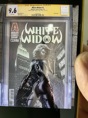 White Widow 1  Variant CGC SS 9.6 Double signed by Jamie Tyndall Benny Powell