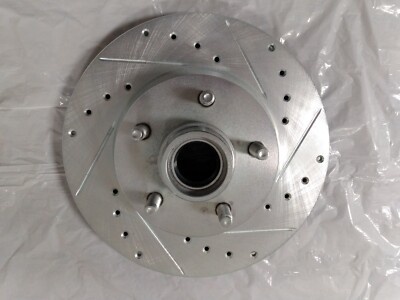 Left Front Brake Rotor Fits Select Ford Explorer 95-01 Premium Drilled & Slotted