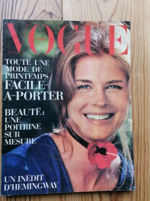 Vogue Paris April 1971, Nr. 515 Candice Bergen, Guy Bourdin