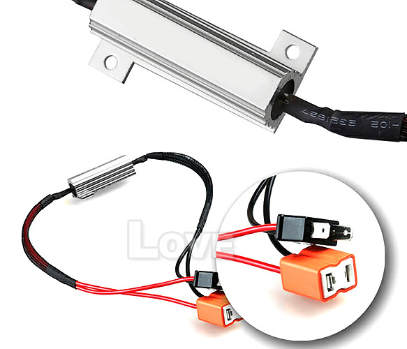 4 Pcs 50W 12V 6Ω LED Indicator Flash Rate Relay Load Resistor Bulbs