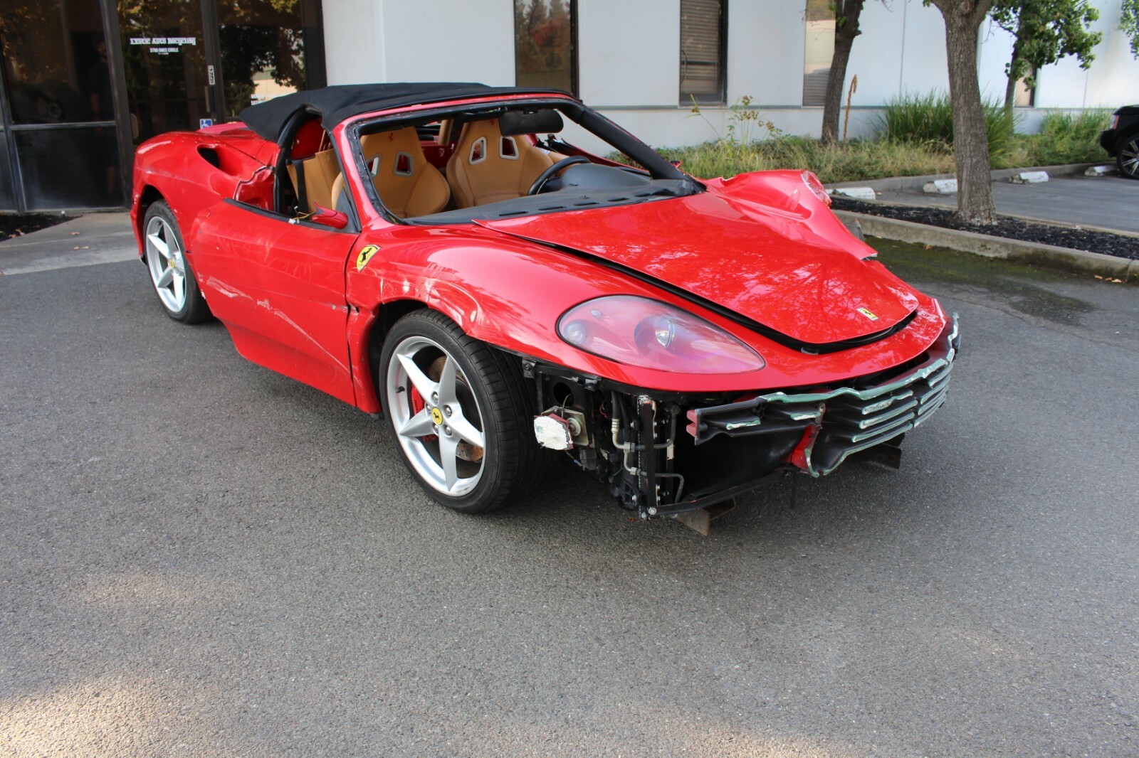Ferrari F430, Convertible Top Central Plate, Used, P/N 66680300