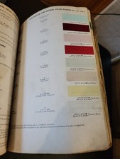 1960 Chrysler And Imperial Colors Paint Chip Swatch Sheet Bulletin No 27