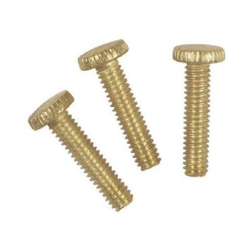 Tornillos de lámpara moleteados enchapados en latón Westinghouse 7063200 3 unidades Foto 2 de 3