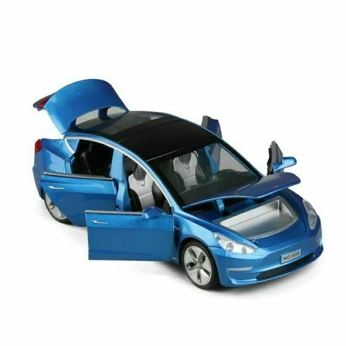 1:32 Tesla MODEL3 Legierung Automodell Spielzeugfahrzeuge Jungen Kinder Geschenk - Bild 3 von 16