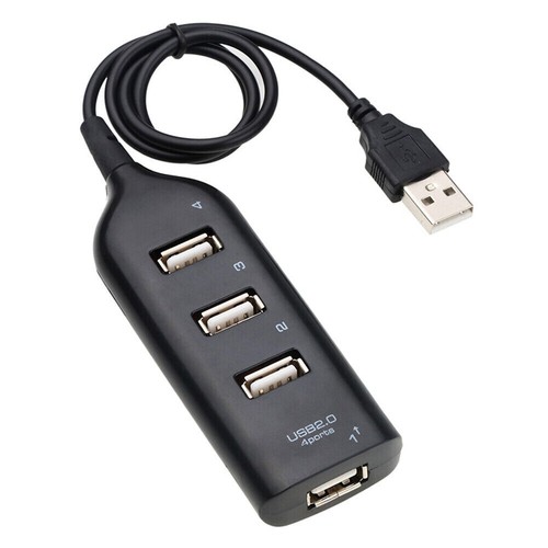 Multi USB 3.0 Hub 4 Port High Speed Slim Compact Expansion Smart Splitter - Picture 2 of 10