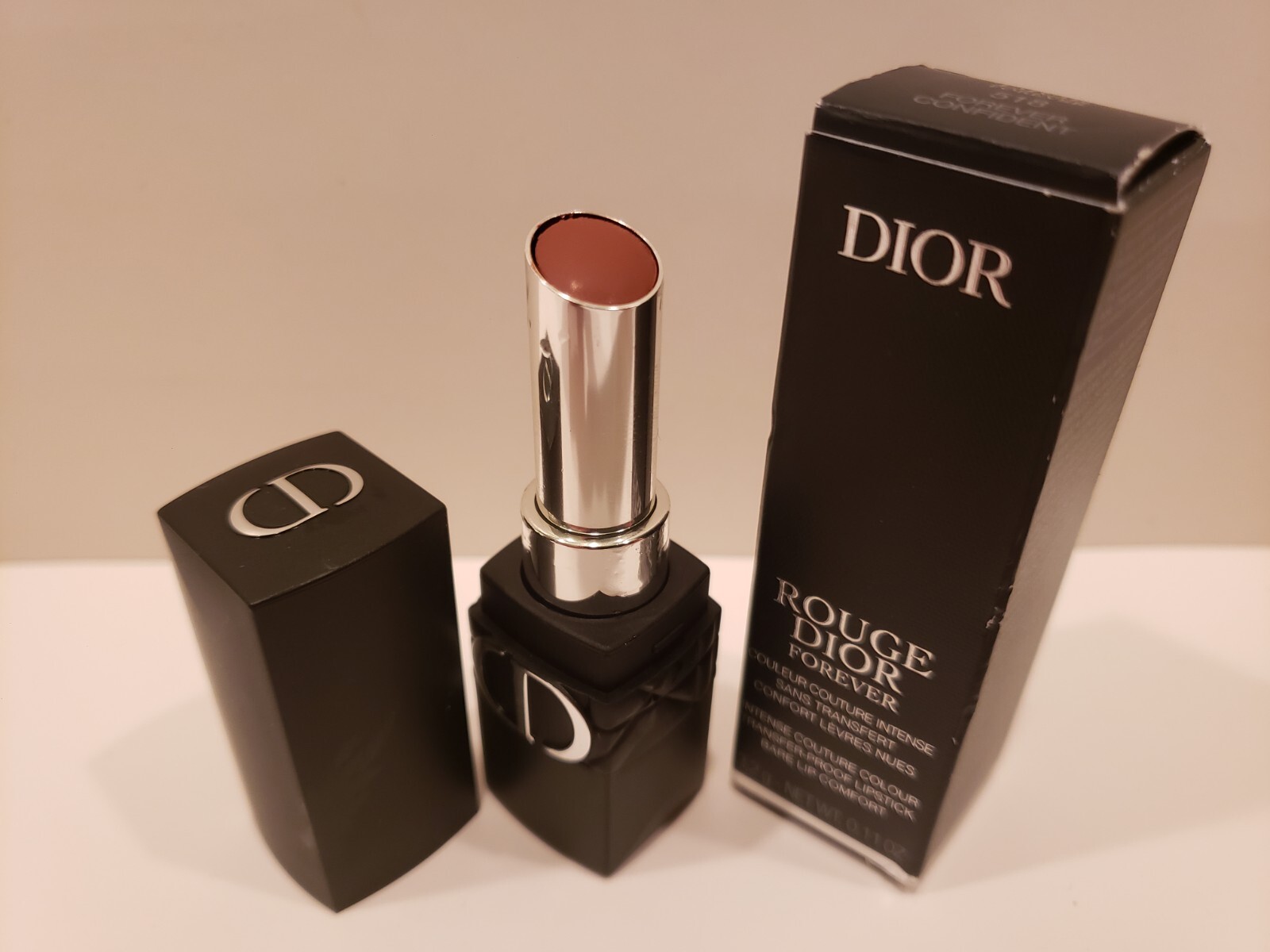 Dior Rouge Dior Forever Lipstick in 518 Forever Confident 0.11 oz New in Box-image