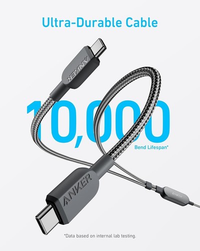 Anker USB C Cable, 4 ft 2-in-1 Type C Cable, 140W Max Fast Charging for iPhone - 第 5/5 張圖片