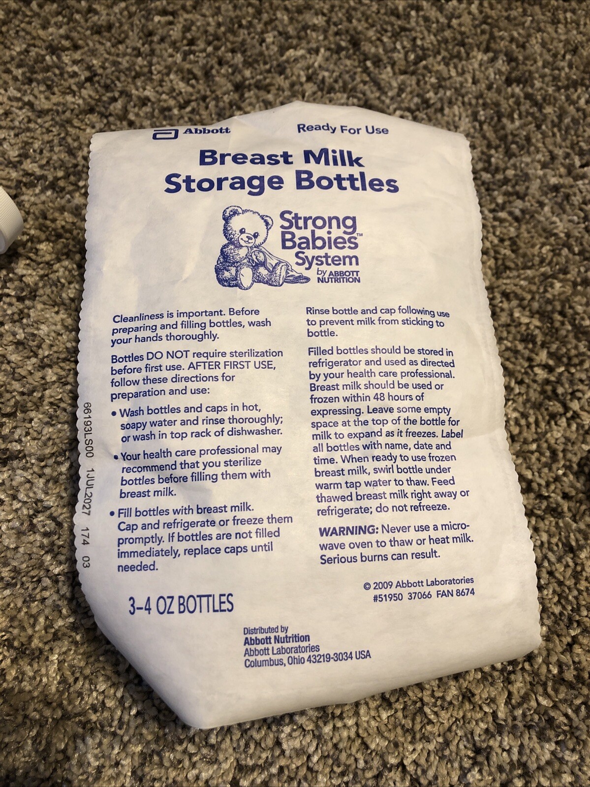 Breast Pump Storage Bottles Abbott And Medela-image