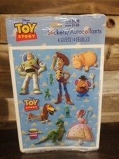 VINTAGE 1995 HALLMARK DISNEY TOY STORY Collectible Scrapbook Stickers