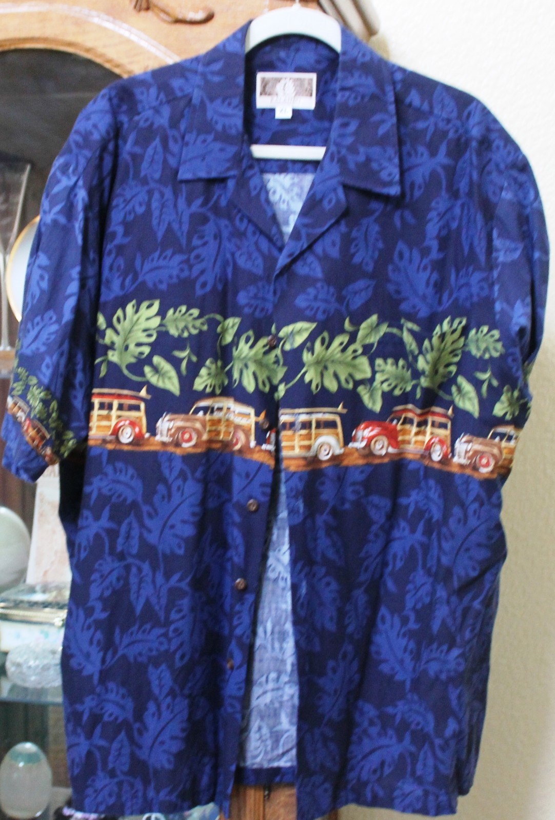 Kalaheo Woody Surfboards Hawaiian Style Shirt Size … Gem