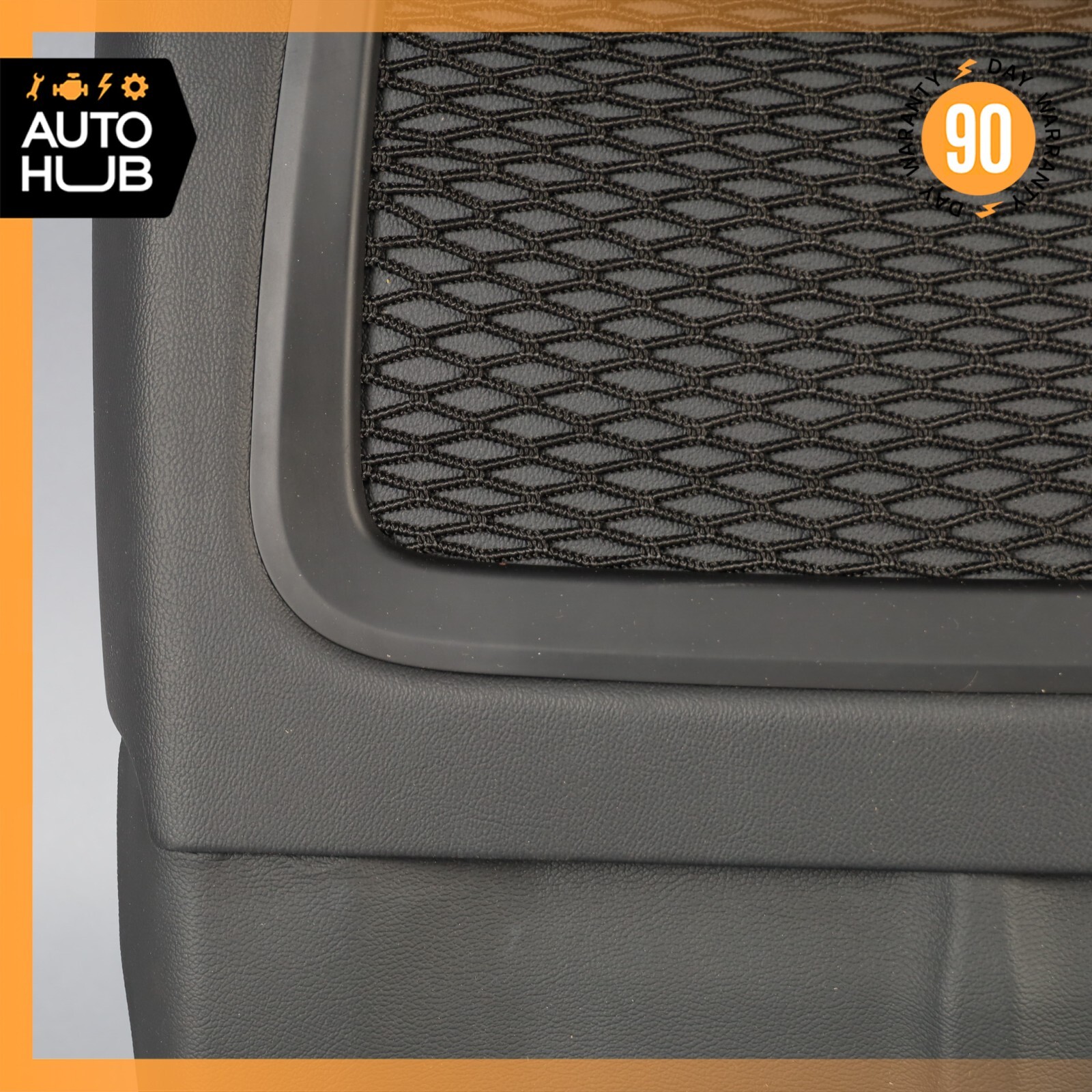 14-22 Maserati Ghibli M157 Front Right Side Seat Back Cover Black OEM 41k