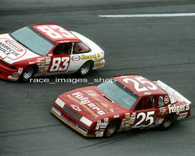 KEN SCHRADER #25 FOLGERS and LAKE SPEED #83 (1989) NASCAR