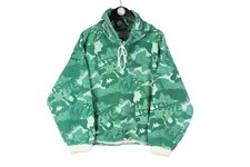 VINTAGE KAPPA SWEATSHIRT SIZE S / M green abstract pattern 90s jumper
