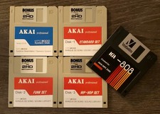 AKAI MPC 2000 OS v1.72  3 AKAI SOUND DISKS  808 DISK LOT