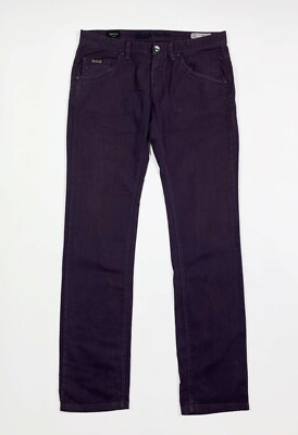 Datch jeans donna usato W38 tg 52 eros n.56 gamba dritta viola denim T7505  | eBay
