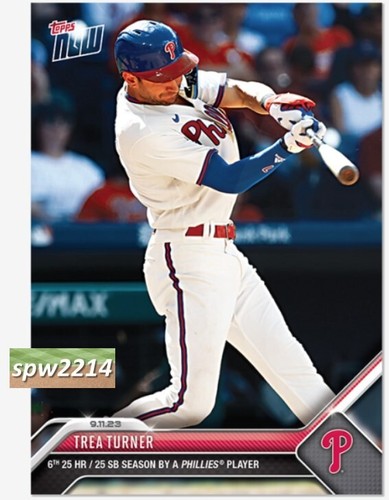 2023 Topps Now 850 Trea Turner