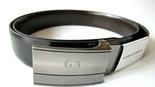 Authentic Giorgio Armani Reversible Leather Belt...new styles...Italy