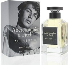 Profumo Abercrombie & Fitch Authentic Eau de Toilette 100ml Spray con confezione