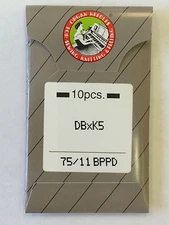 10 ORGAN DBXK5 PD TITANIUM INDUSTRIAL EMBROIDERY NEEDLES BALL POINT SIZE#11BP