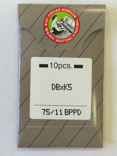30 ORGAN DBXK5 PD TITANIUM INDUSTRIAL EMBROIDERY NEEDLES BALL POINT SIZE#11BP - 第 1/1 張圖片