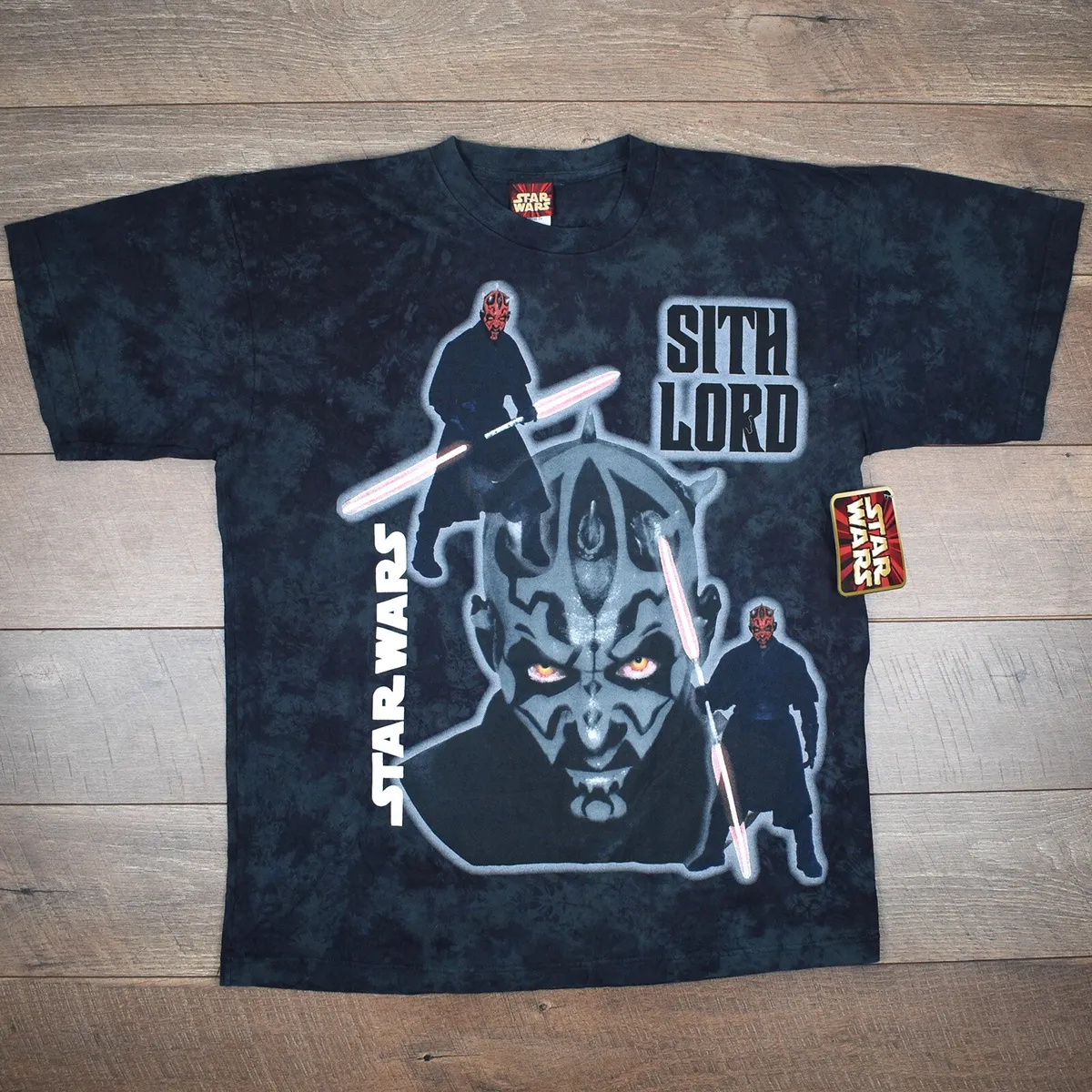 Vintage 1999 Star Wars Darth Maul Sith Lord Shirt - XL Vader Jedi 