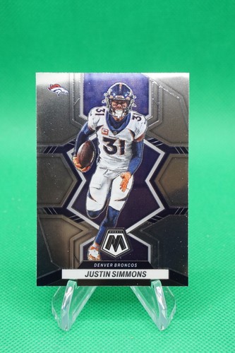 (2 Cards) 2022 Mosaic Base #62 Justin Simmons Denver Broncos R6220J - Picture 3 of 4
