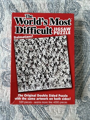 The Worlds Most Difficult Jigsaw Puzzle Dalmations 529 Pieces