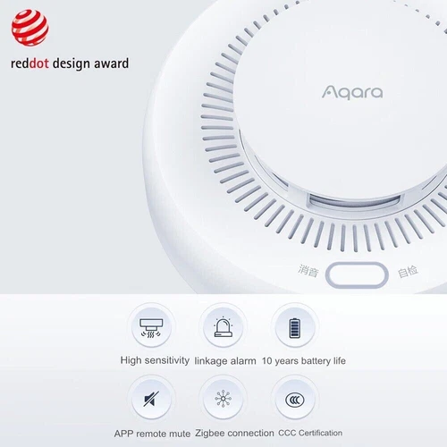 Aqara Smoke Detector Zigbee Fire Alarm Monitor Sound Alert Home Security HomeKit - Picture 4 of 13