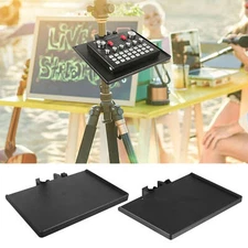Microphone Stand Tray Sound Card Tray Adjustable Accessories Tray Mic Stand Tray
