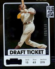 2021 Panini Contenders Manny Machado Draft Ticket Blue #39/149 San Diego Padres