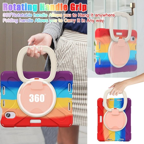 For iPad Mini 6 mini4/5 Air4 10.9 Case Shockproof Heavy Duty Stand Case Cover - Picture 20 of 75