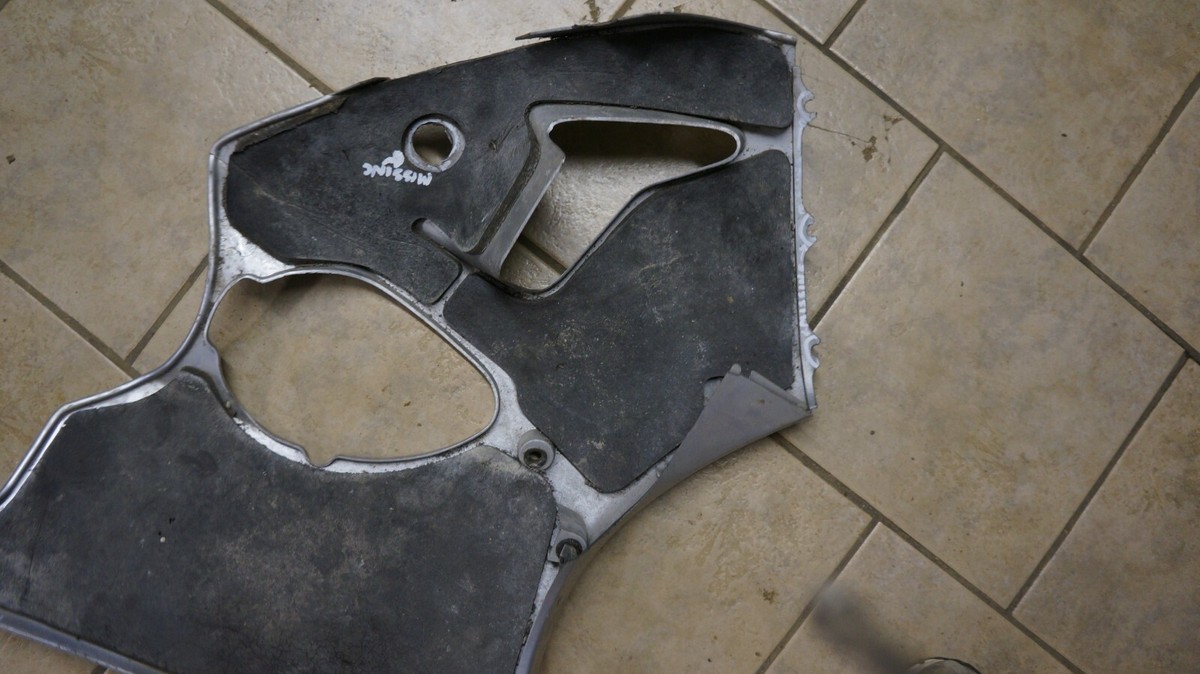 98 Kawasaki ZX6R ZX-6R Ninja Left Side Cowl Front Plastic
