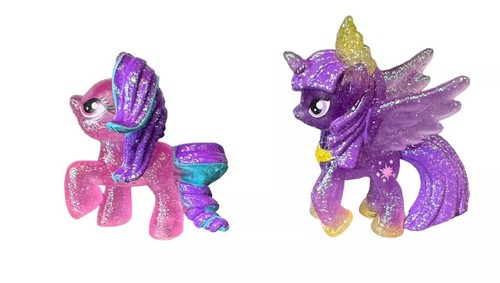 My Little Pony Blind Bag 2”Figures: Glitter Ribbon Wishes & Twilight Sparkle - Picture 3 of 4