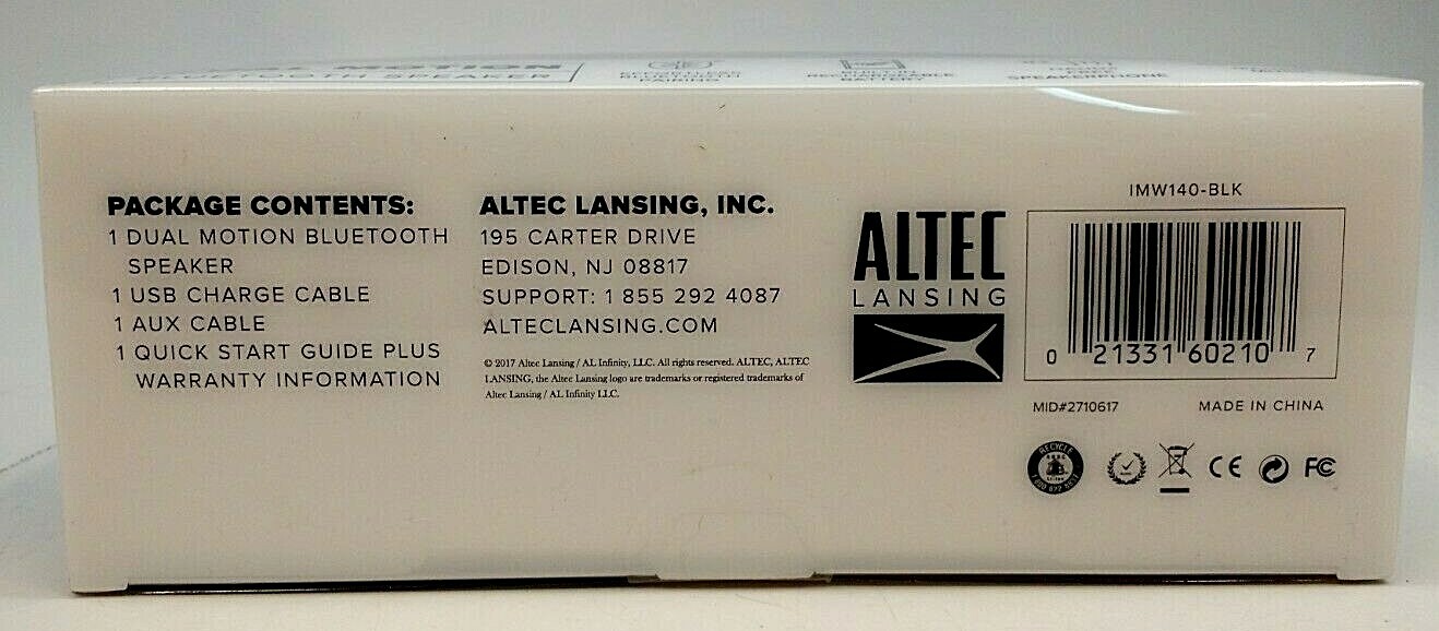altec dual motion bluetooth speaker