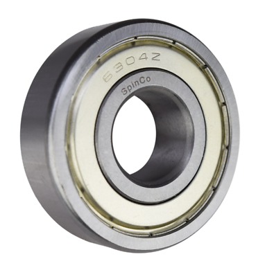 6304-ZZ, 6304-2Z, 304SS Shielded Radial Ball Bearing 20X52X15