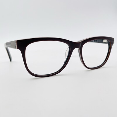 NAUTICA eyeglasses DARK BROWN RED SQUARE glasses