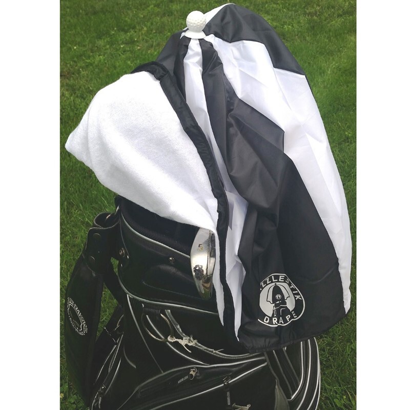 DrizzleStik DRAPE Golf Bag Umbrella Club Rain Cover Canopy Drizzle Stick eBay
